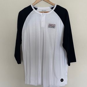 Brixton standard fit XL 3/4 shirt